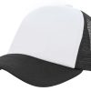 3822 TRUCKER MESH CAP kids - WH-BK